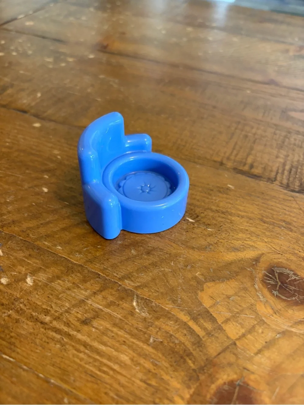 Fisher Price Little People Blue Royal Tea Party Chair as is